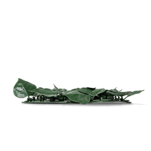 Load image into Gallery viewer, Dark Green Heart Leaf Artificial Hedge side-view