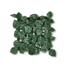 Load image into Gallery viewer, Dark Green Heart Leaf Artificial Hedge