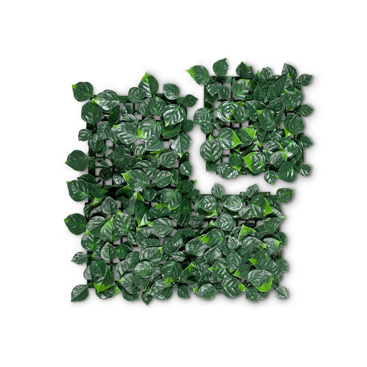 Two-toned Heart Leaf Artificial Hedge panels