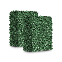 Load image into Gallery viewer, Dark Green Heart Leaf Artificial Hedge topiary