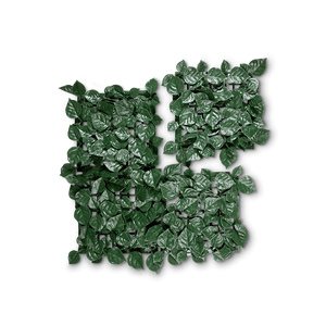 Dark Green Heart Leaf Artificial Hedge panels