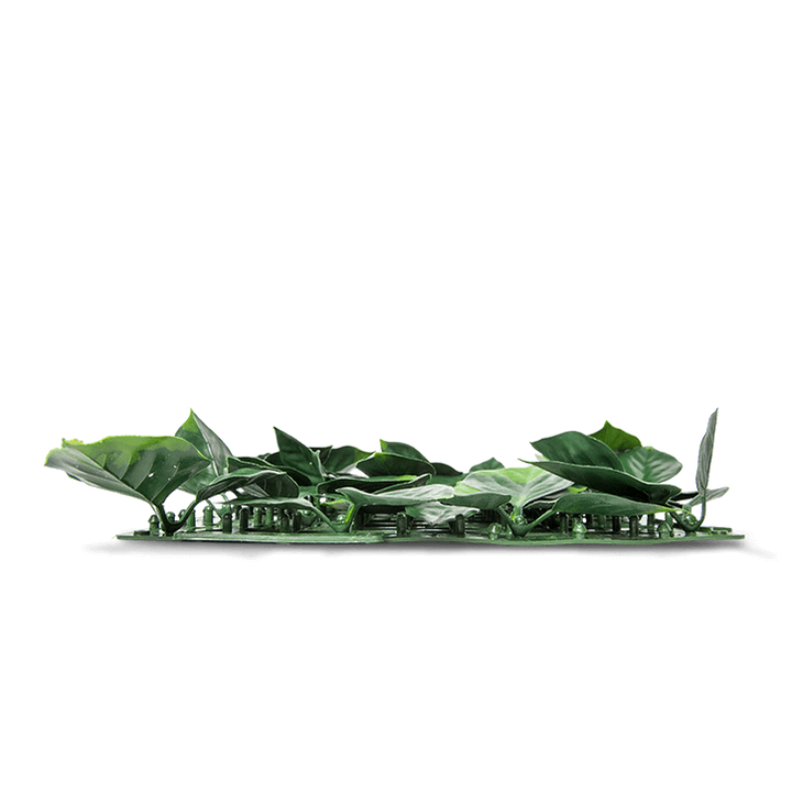 Two-toned Heart Leaf Artificial Hedge top-view